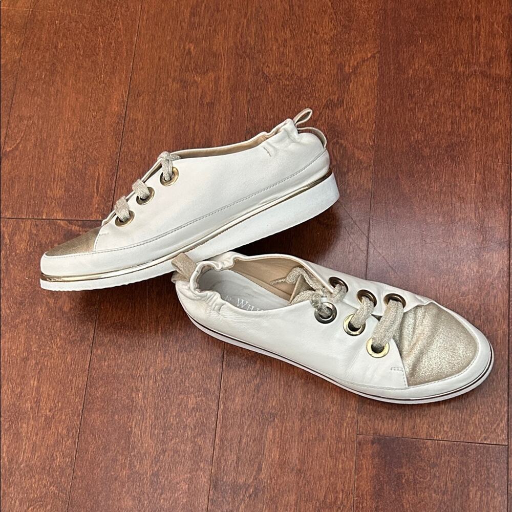 Ron White Women's Novena Sneakers in Ice/Platino, Size 8